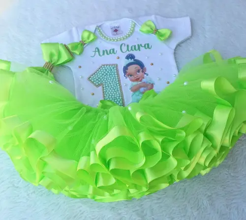 Conjunto Tutu Princesa e o Sapo Baby