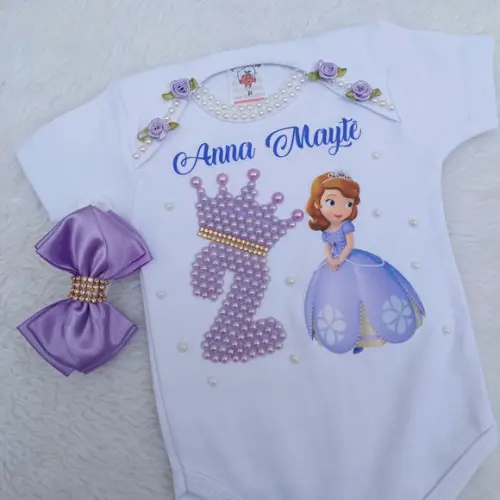 Conjunto Tutu Princesinha Sofia