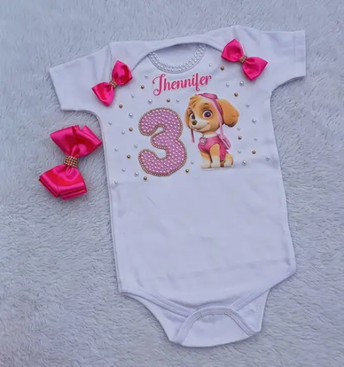 Conjunto Tutu Skye Patrulha Canina
