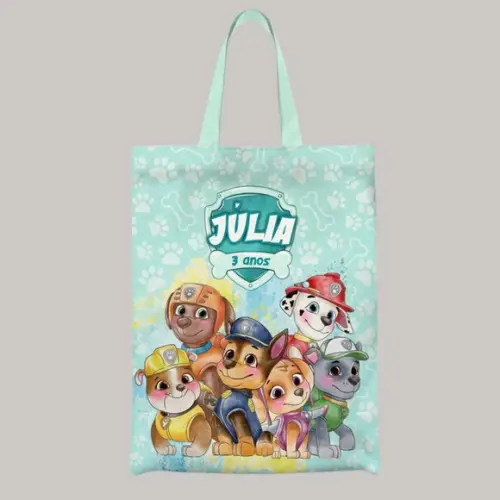 Lembrancinha Ecobag Patrulha Canina