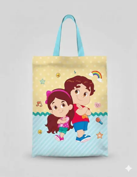 Lembrancinha Ecobag Personalizada Maria Clara e Jp
