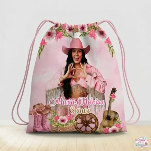 Mochila Saco Personalizada Ana Castela