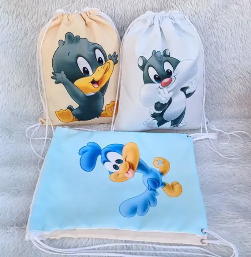 Mochila Saco Personalizada Baby Looney Tunes