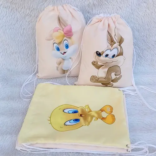 Mochila Saco Personalizada Baby Looney Tunes