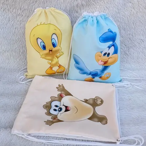 Mochila Saco Personalizada Baby Looney Tunes