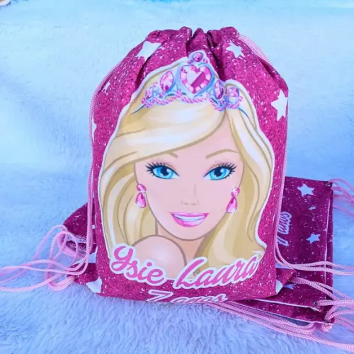 Mochila Saco Personalizada Barbie