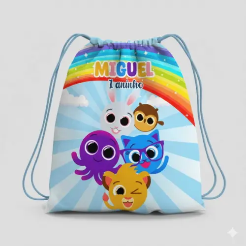 Mochila Saco Personalizada Bolofofos
