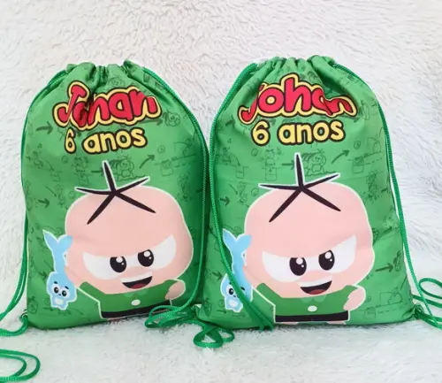 Mochila Saco Personalizada Cenolinha Toy