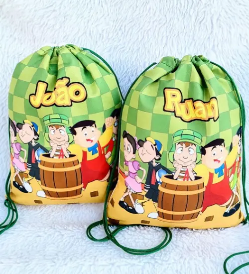 Mochila Saco Personalizada Chaves