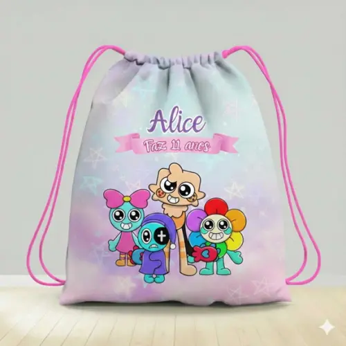Mochila Saco Personalizada Dandys World