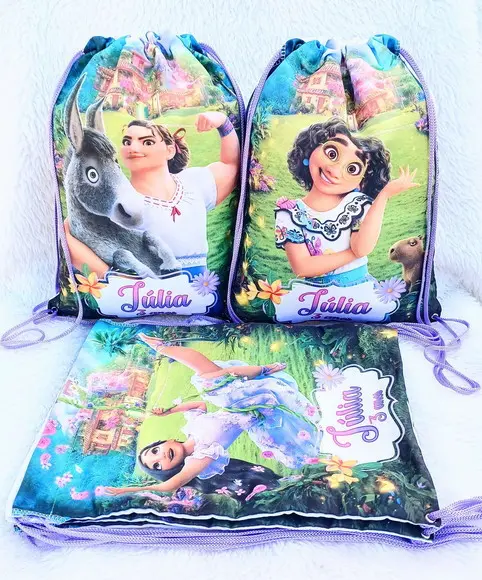 Mochila Saco Personalizada Encanto