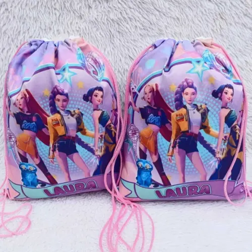 Mochila Saco Personalizada Guerreiras do Kpop