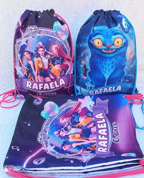 Mochila Saco Personalizada Guerreiras do Kpop