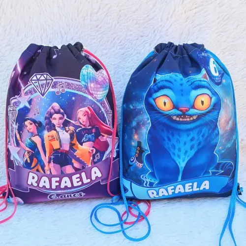 Mochila Saco Personalizada Guerreiras do Kpop