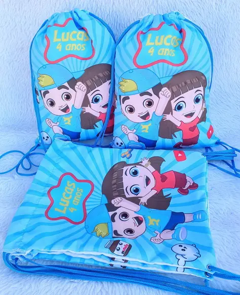 Mochila Saco Personalizada Lucas Neto
