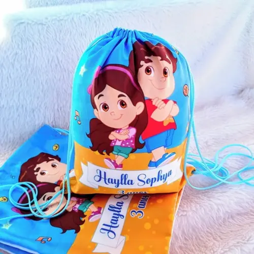 Mochila Saco Personalizada Maria Clara e Jp