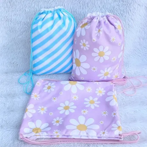 Mochila Saco Personalizada Margaridas