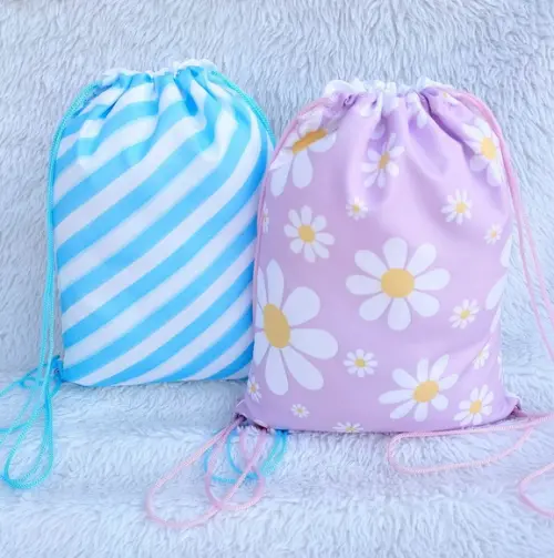 Mochila Saco Personalizada Margaridas