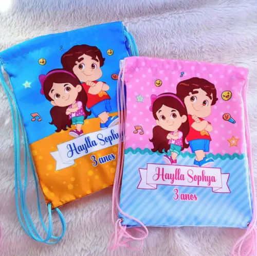 Mochila Saco Personalizada Maria Clara e Jp