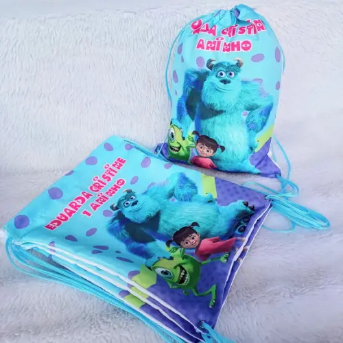 Mochila Saco Personalizada Maria Monstros S.a