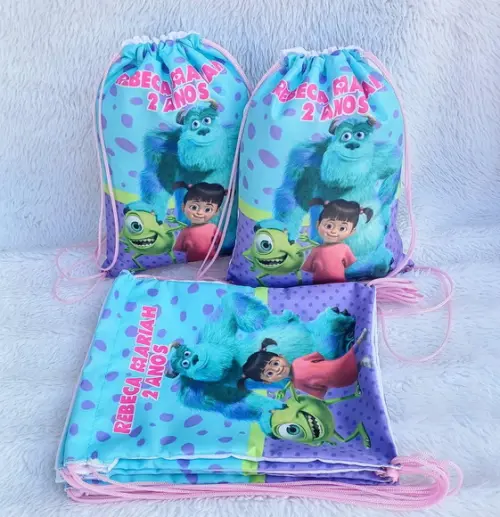 Mochila Saco Personalizada Monstros S.a