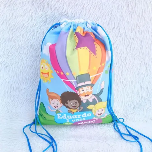 Mochila Saco Personalizada Mundo Bita