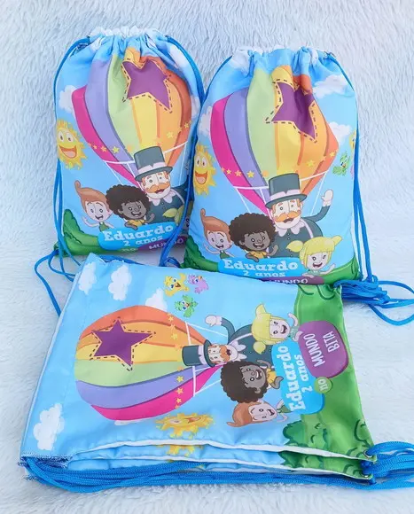 Mochila Saco Personalizada Mundo Bita