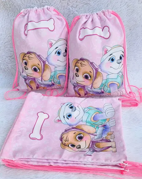 Mochila Saco Personalizada Patrulha Canina G (36/27)