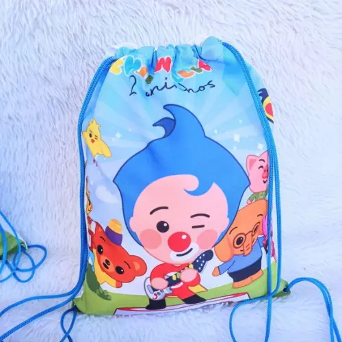 Mochila Saco Personalizada Palhaço Herói do Coração