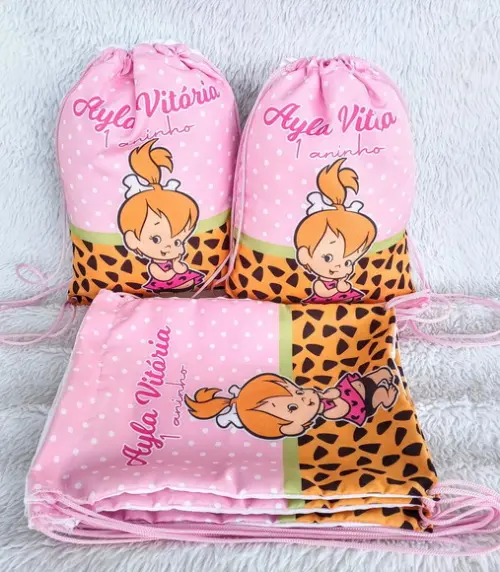 Mochila Saco Personalizada Pedrita