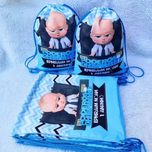 Mochila Saco Personalizada Poderoso Chefinho
