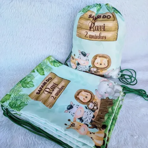 Mochila Saco Personalizada Safari Baby