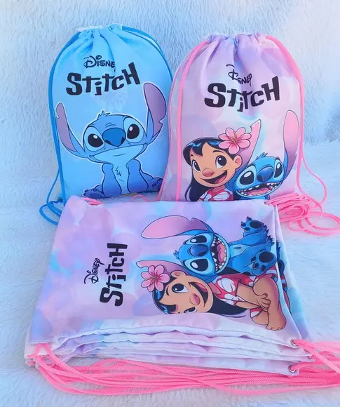 Mochila Saco Personalizada Stitch