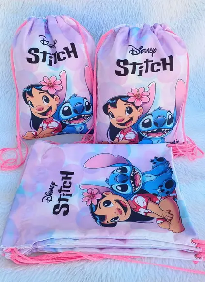 Mochila Saco Personalizada Stitch