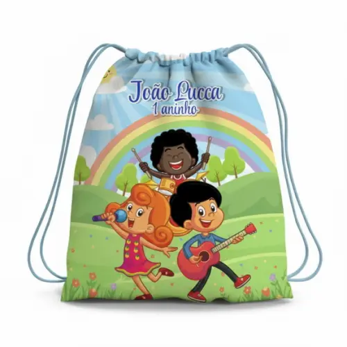 Mochila Saco Personalizada Três Palavrinhas