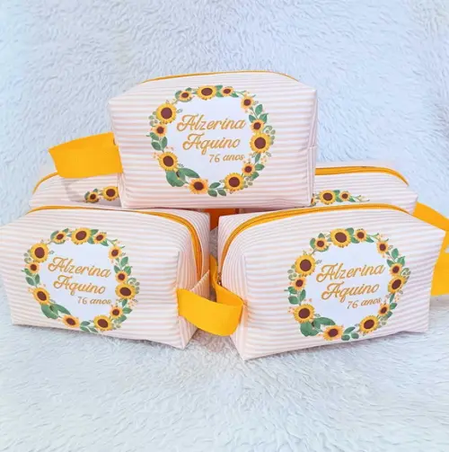 Necessaire Box Personalizada Girassol