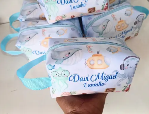 Necessárie Box Fundo do Mar Aquarela