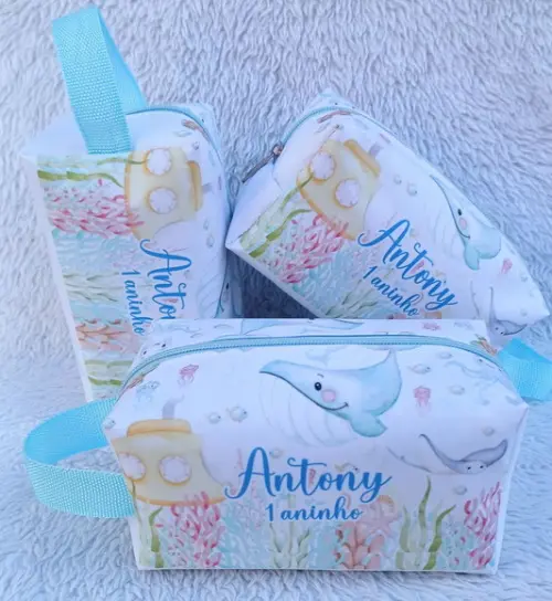 Necessárie Box Fundo do Mar Aquarela