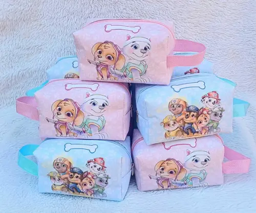 Necessárie Box Personalizada Patrulha Canina Aquarela