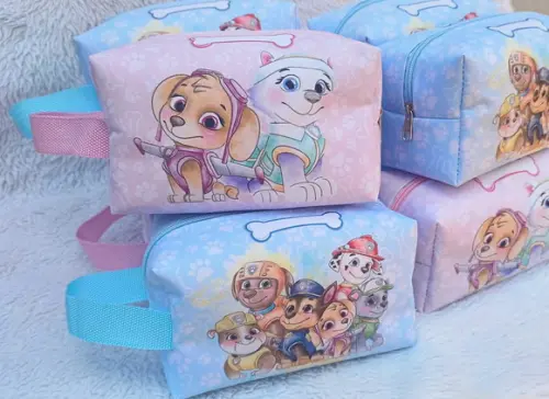 Necessárie Box Personalizada Patrulha Canina Aquarela