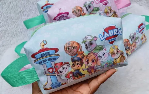 Necessárie Box Personalizada Patrulha Canina Aquarela