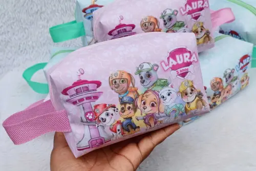 Necessárie Box Personalizada Patrulha Canina Aquarela