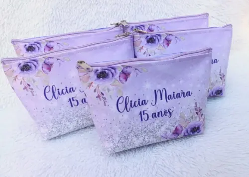 Necessarie Personalizada 15 Anos Lilas 17x15