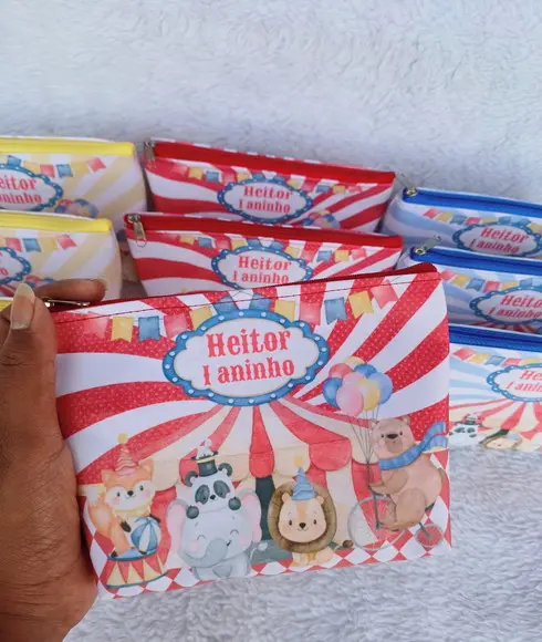 Necessarie Personalizada Circo Aquarela Menino