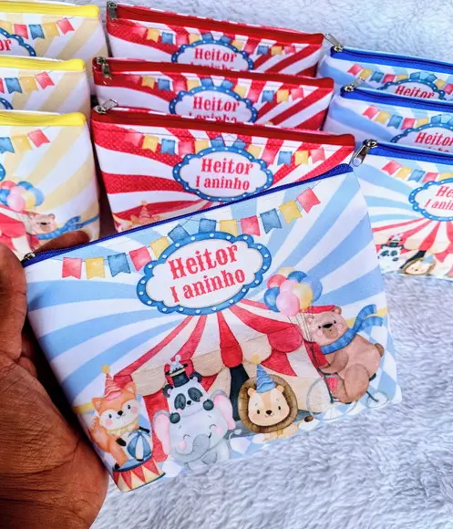 Necessarie Personalizada Circo Aquarela Menino
