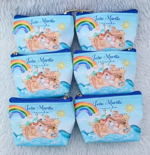 Porta Moeda Personalizado Arca de Noé