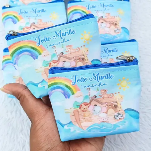 Porta Moeda Personalizado Arca de Noé
