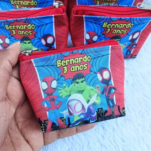 Porta Moeda Spidey And Friends