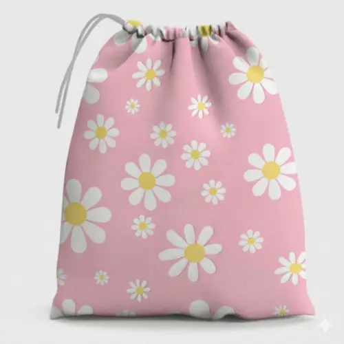 Saquinho Supresa Personalizado 20×15cm Margaridas