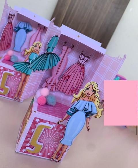 Arquivo de Corte Caixa Guarda Roupas Barbie 33